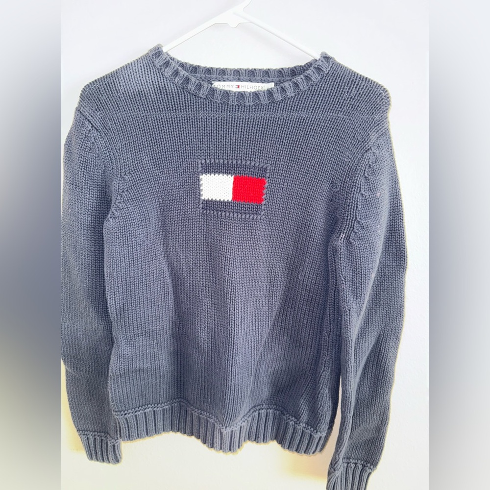 Tommy‎ Hilfiger Women’s Navy Knitted Sweater size Medium